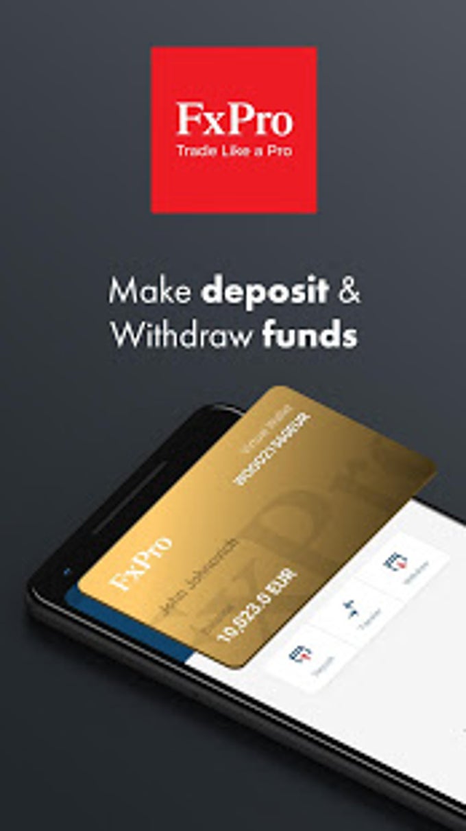 FxPro Direct: Forex Broker wallet support MT4MT5