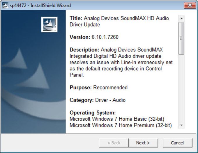 ad1981b sound driver windows 7 32bit free download