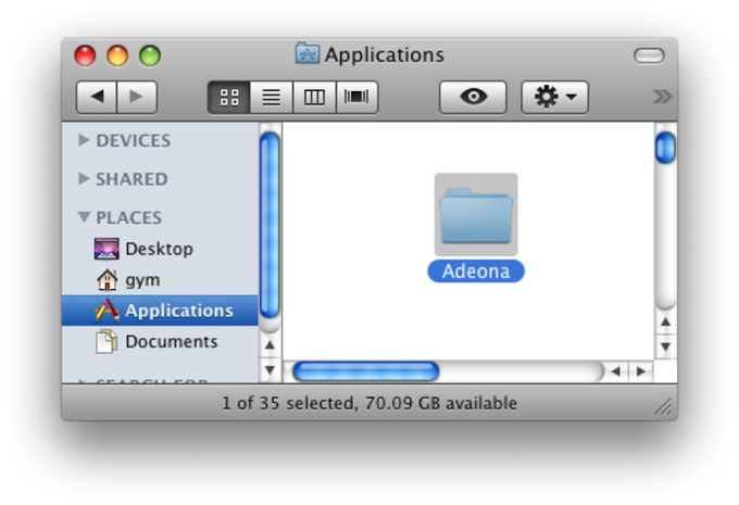 Adeona Mac OS