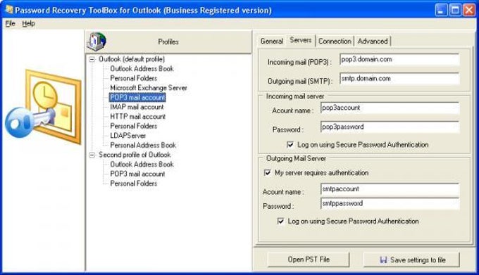 Password Recovery Toolbox for Outlook Password Recovery Toolbox for Outlook