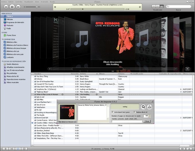iTunes Art Importer iTunes Art Importer