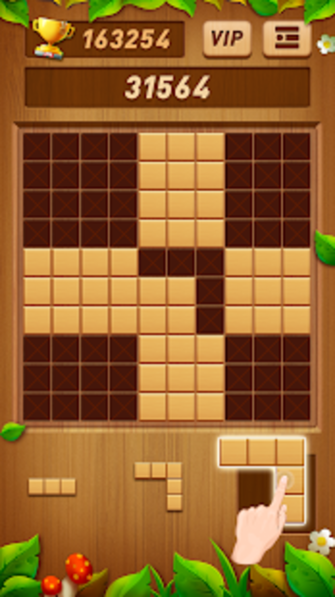 woody block puzzle on line
