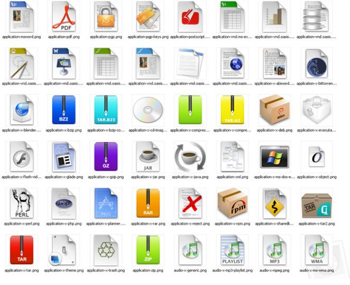 mac desktop icons pack