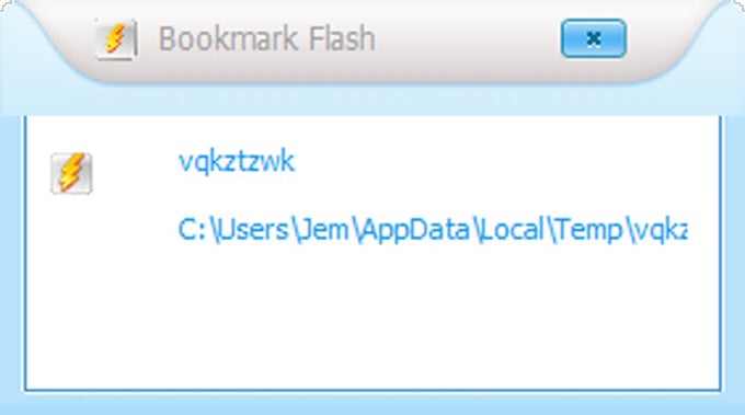 Bookmark Flash Bookmark Flash