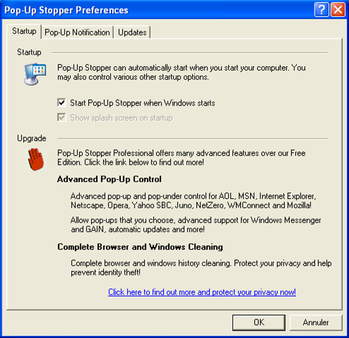 Pop-Up Stopper Free Edition Pop-Up Stopper Free Edition