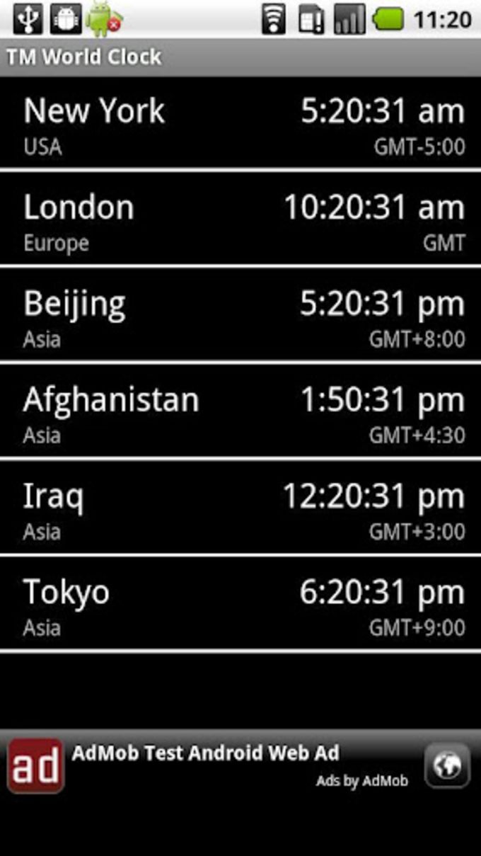 Tmの世界時計 ウィジェット For Android 無料 ダウンロード