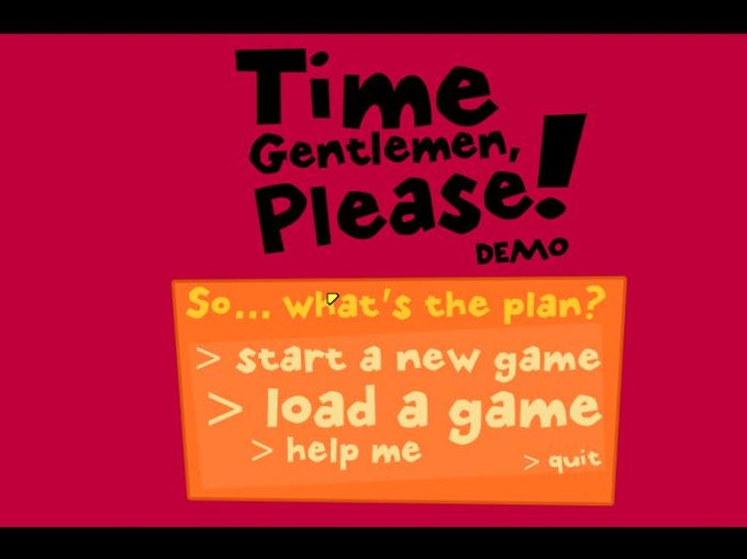 Time Gentlemen, Please! Time Gentlemen, Please!