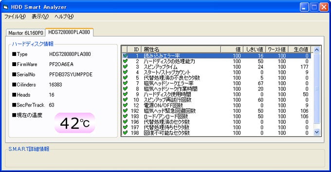 HDD Smart Analyzer HDD Smart Analyzer