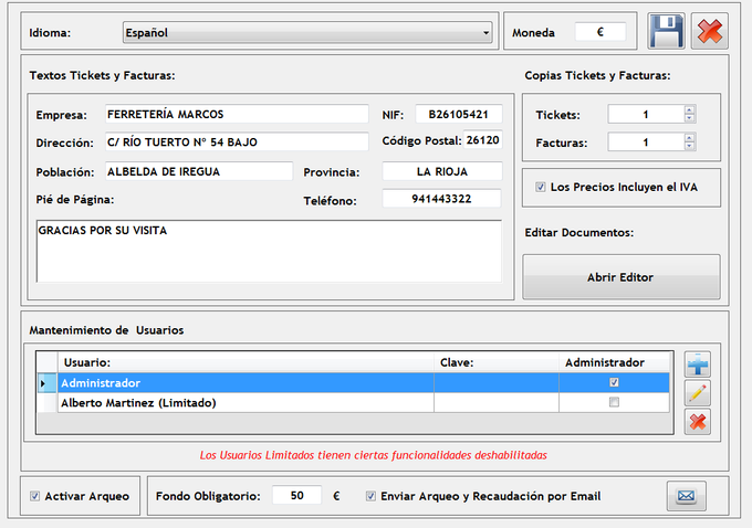 Fructus TPV Comercios