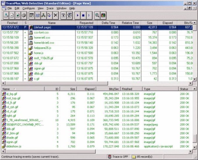 TracePlus32 Web Detective TracePlus32 Web Detective