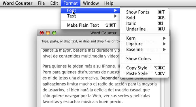How to count words in pages mac image