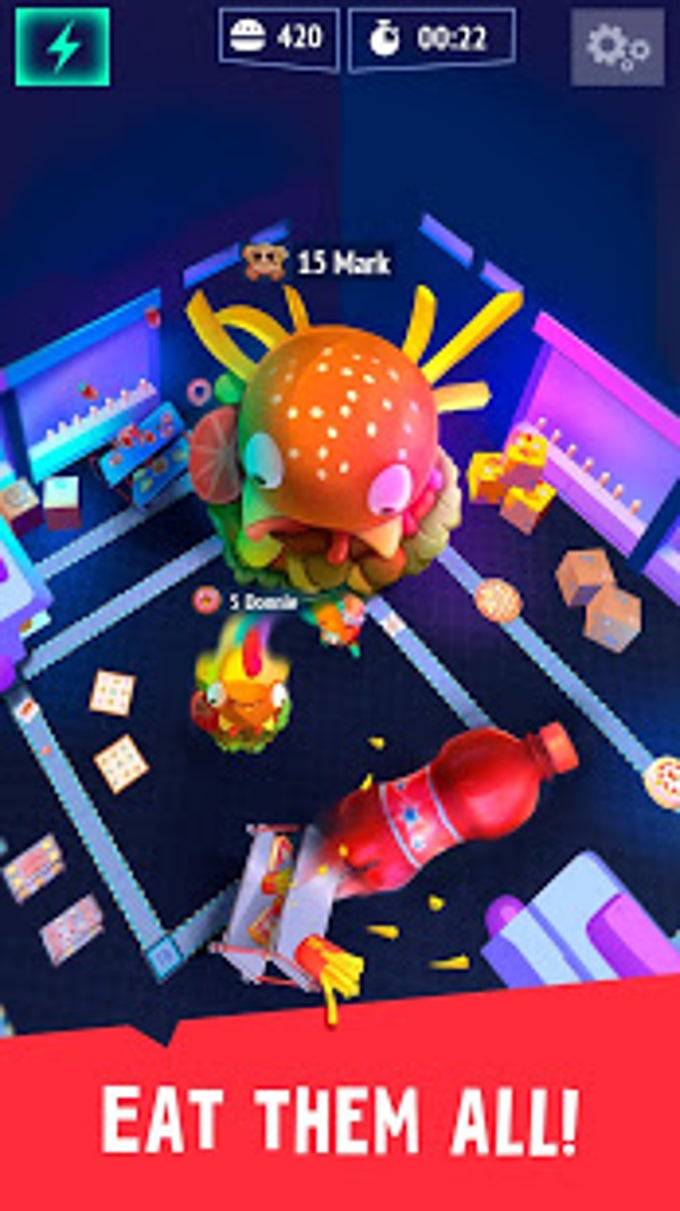 Burger.io: Swallow  Devour Burgers in IO Game