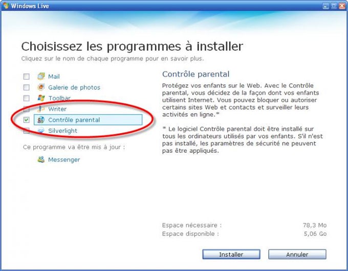 Windows Live Protección infantil Windows Live Protección infantil