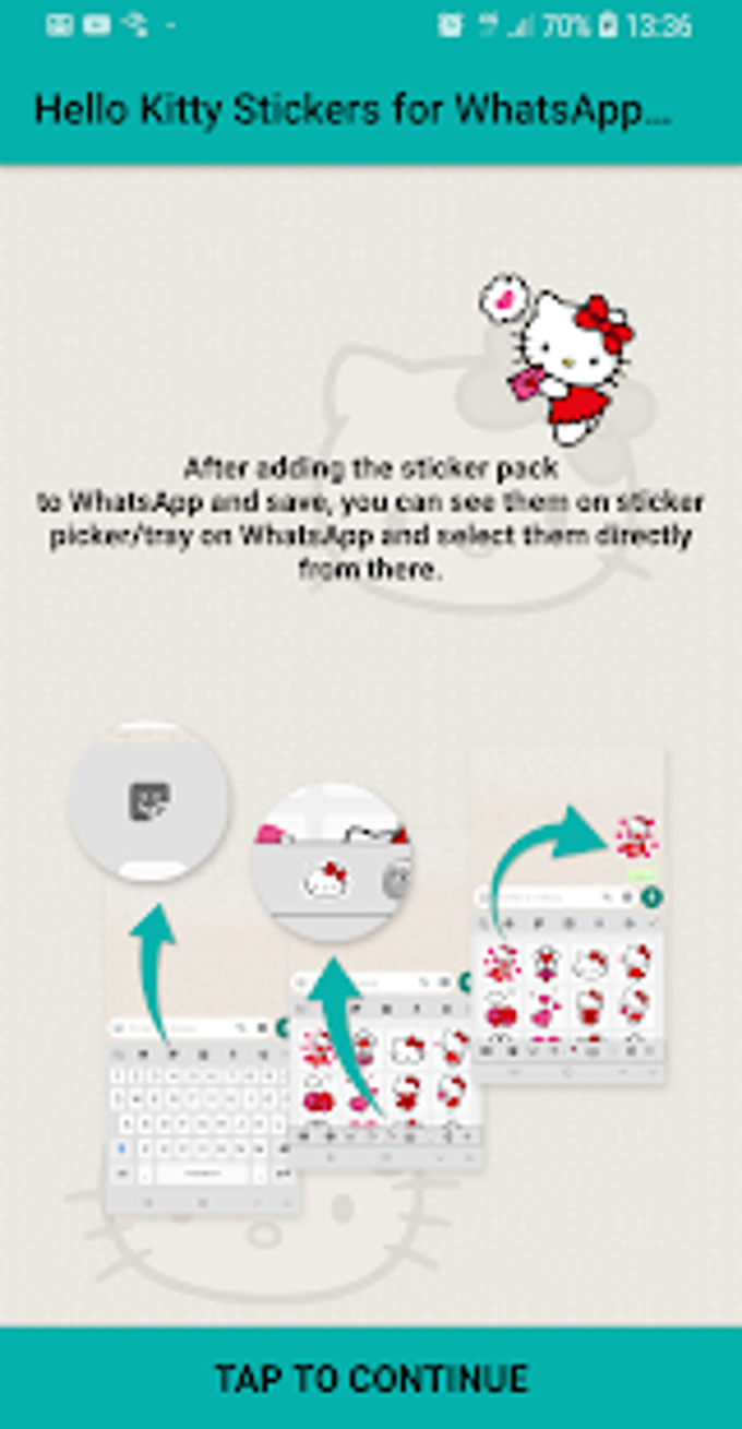 About: Hello Kitty Love Stickers - WAStickerApps (Google Play