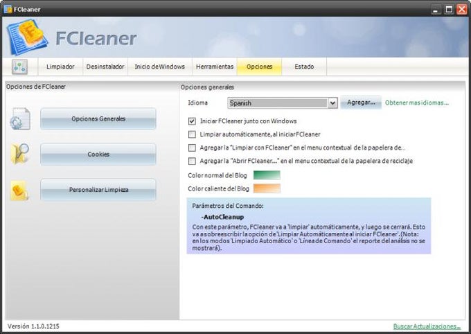FCleaner Spanish Language Pack FCleaner Spanish Language Pack