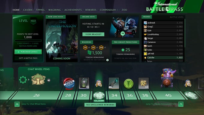 The International 2018 Battle Pass The International 2018 Battle Pass