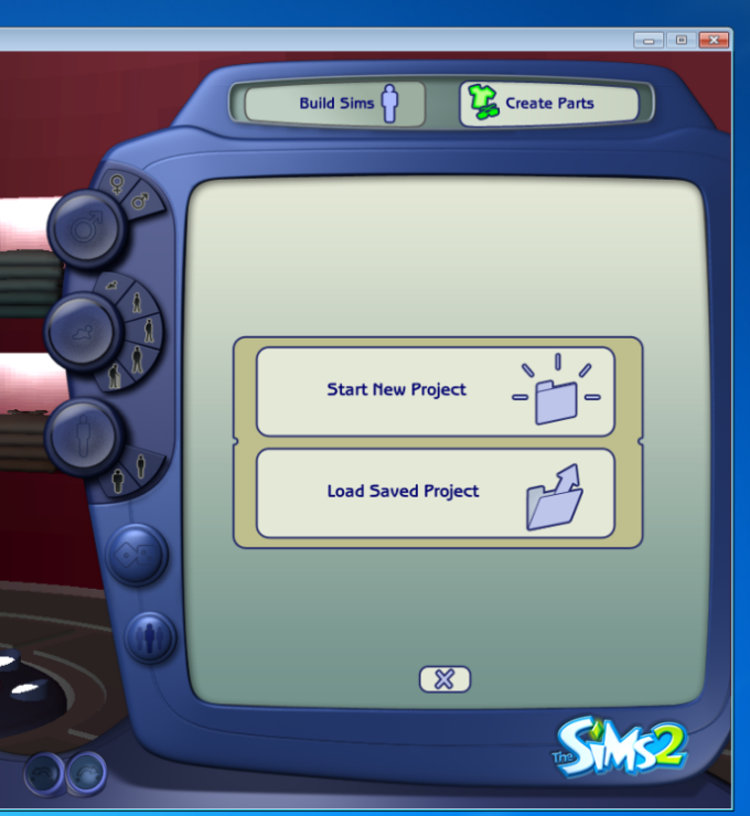 the sims 2 body shop application has crashed