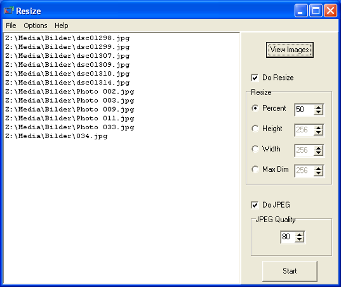 Resize Resize