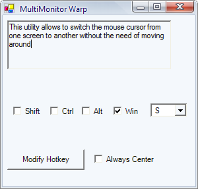 Mouse Warp Mouse Warp