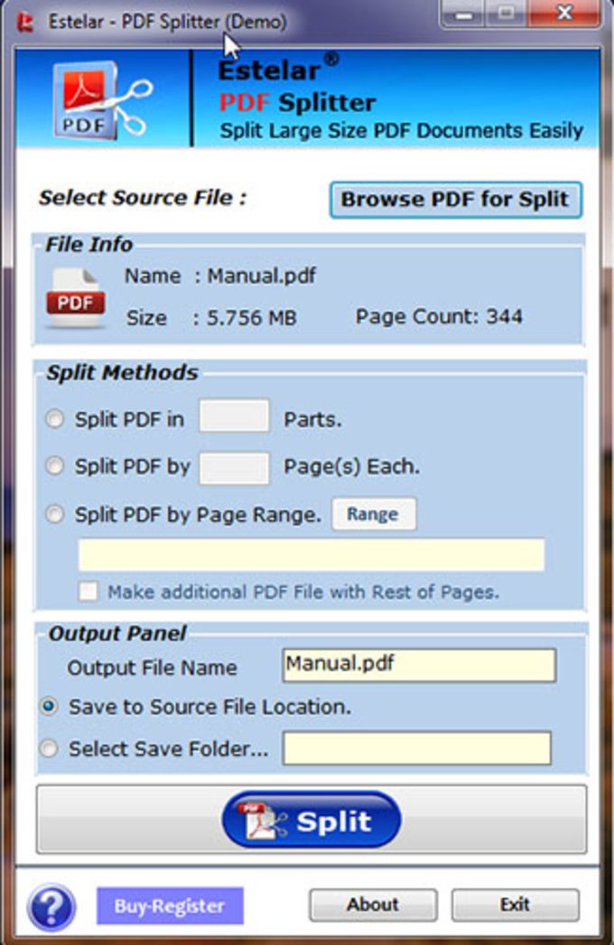 free pdf splitter download