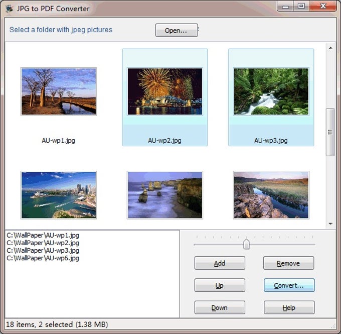 Wondersoft JPG to PDF Converter Wondersoft JPG to PDF Converter