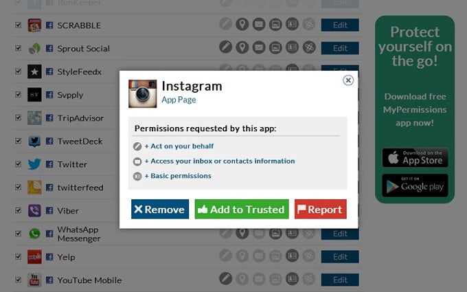 MyPermissions Cleaner