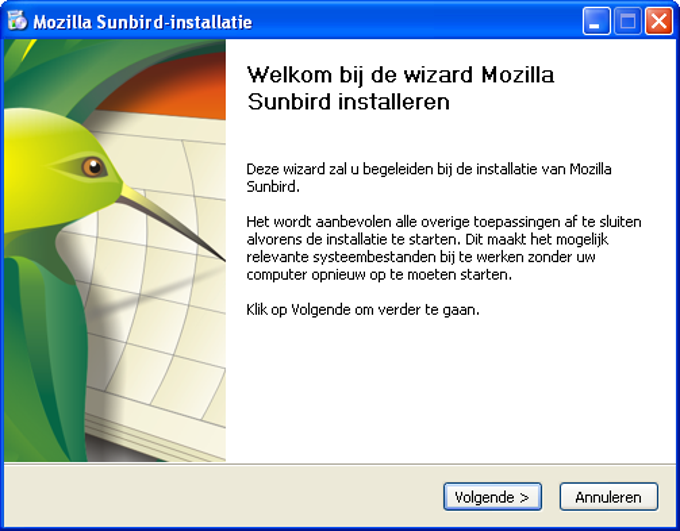 Mozilla Sunbird Mozilla Sunbird
