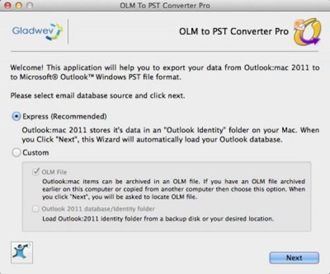 OLM to PST Converter Pro OLM to PST Converter Pro