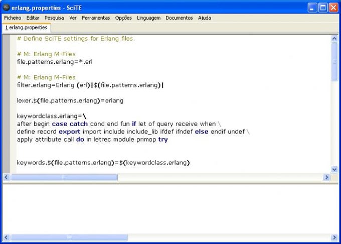 Tradutor do SciTE para português