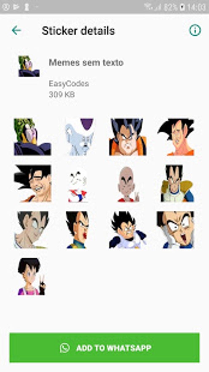 Stickers Dragon Ball for WhatsApp