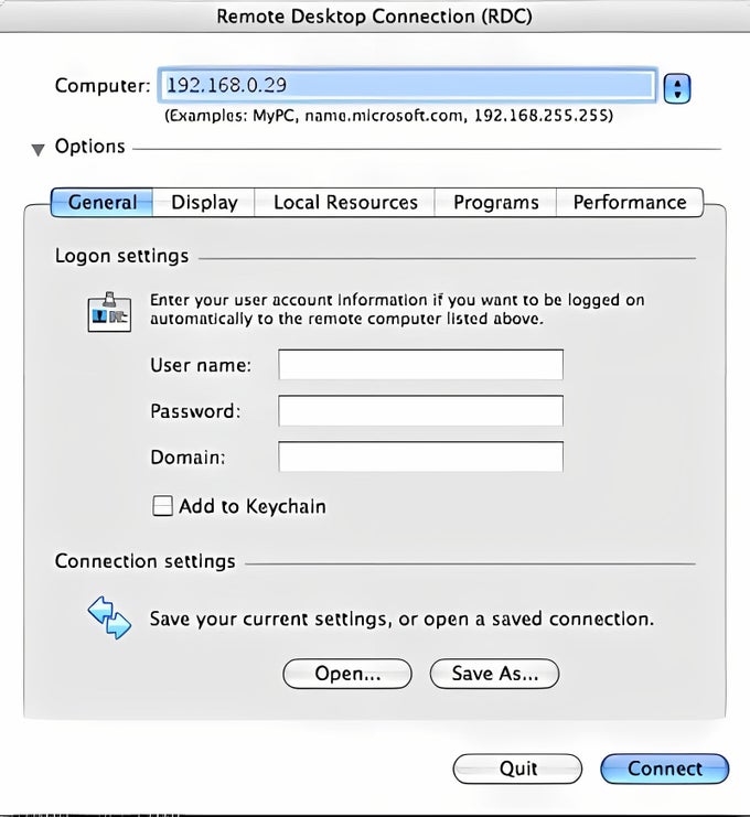 remote desktop app for mac os x