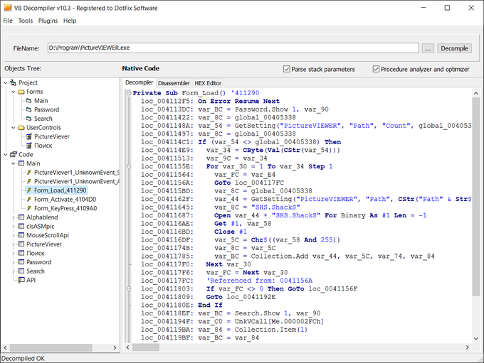 How To Decompile Vb6 Exe File