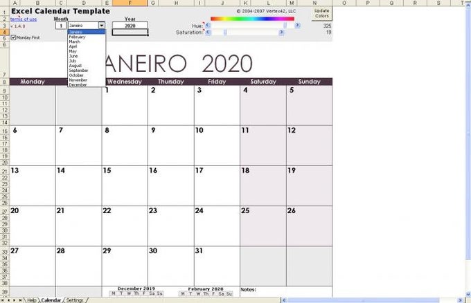 Excel Calendar Template Excel Calendar Template