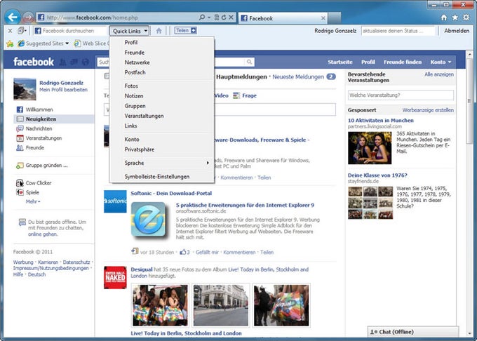 Facebook Toolbar Facebook Toolbar
