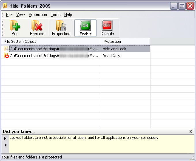 Hide Folders Hide Folders