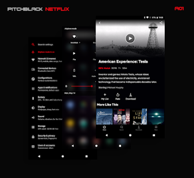 PitchBlack - Substratum Theme For NougatOreoPie PitchBlack - Substratum Theme For NougatOreoPie