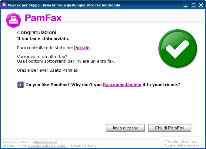 pamfax free
