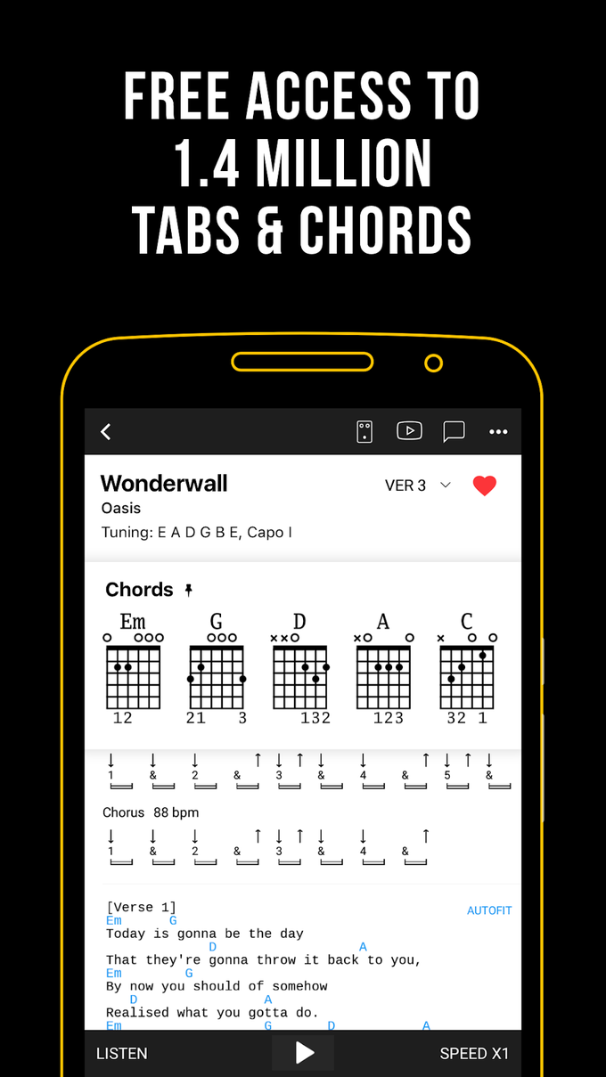 Ultimate Guitar: Tabs Chords для Android — Скачать