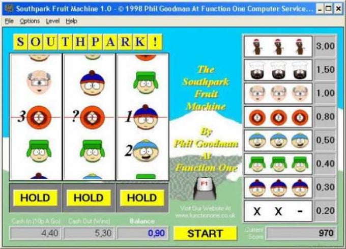 South Park Fruit Machine South Park Fruit Machine