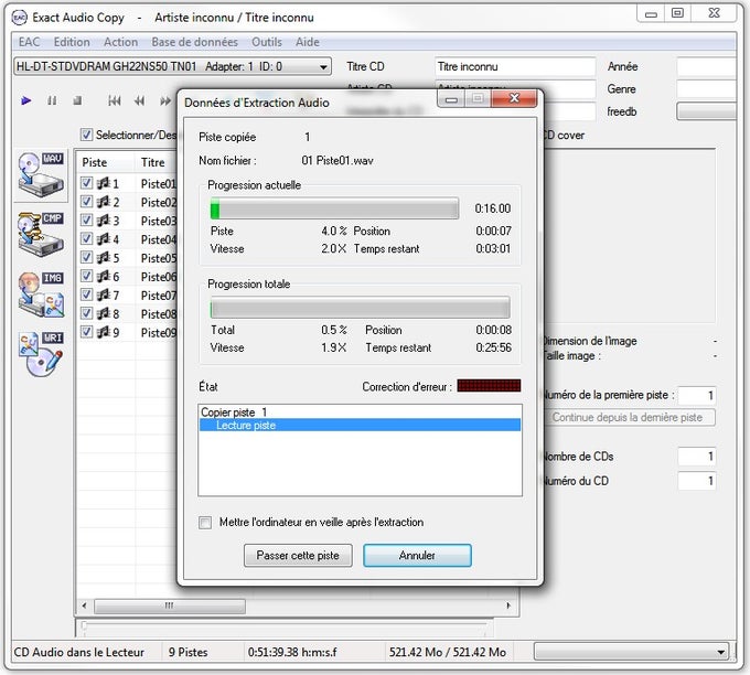 EAC Exact Audio Copy EAC Exact Audio Copy