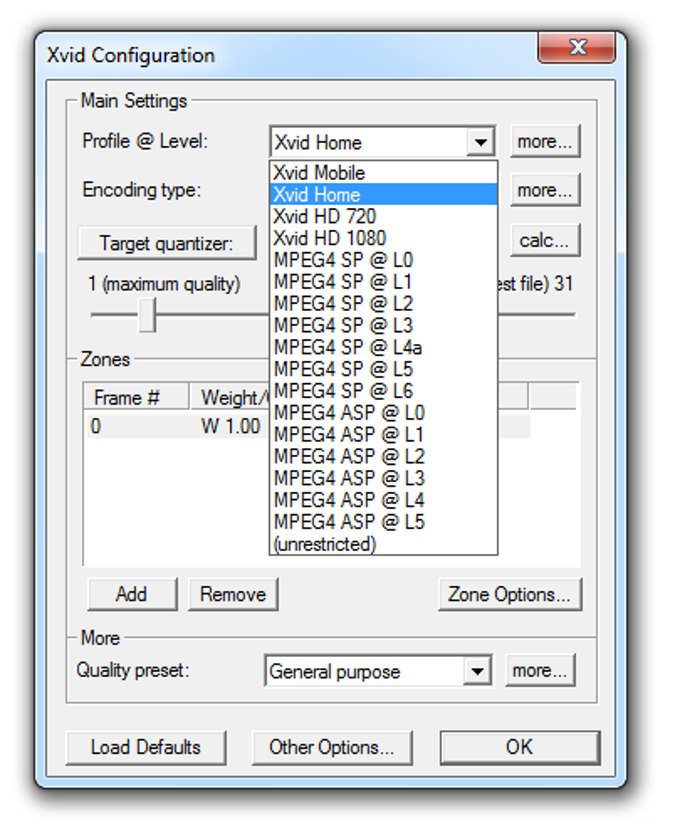 Koepi's XviD MPEG4 Codec Koepi's XviD MPEG4 Codec