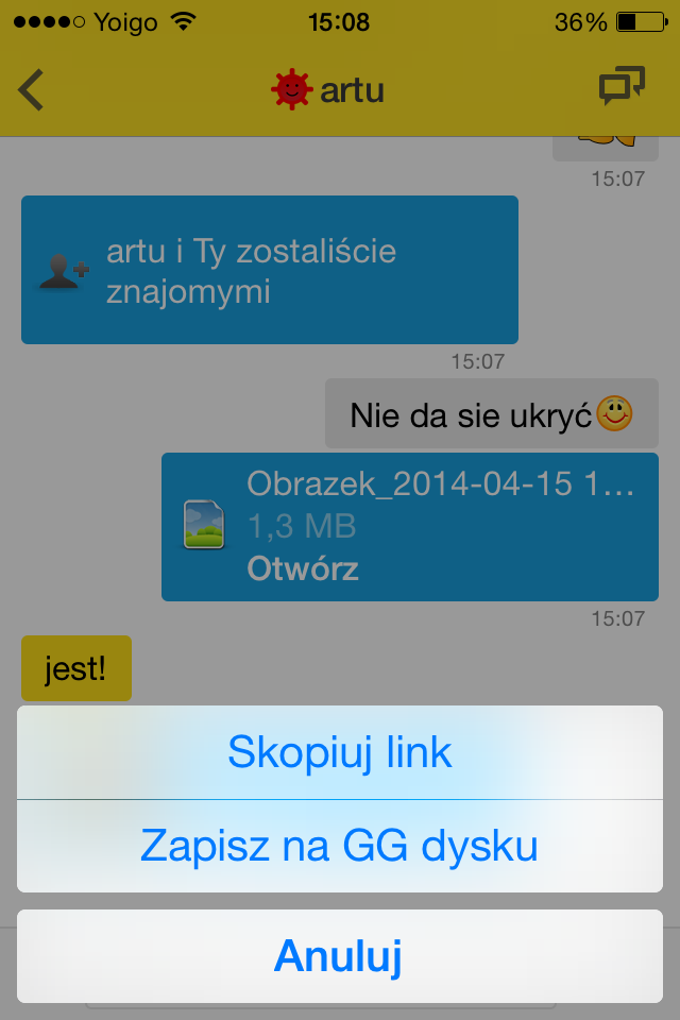 GG na iPhone GG na iPhone