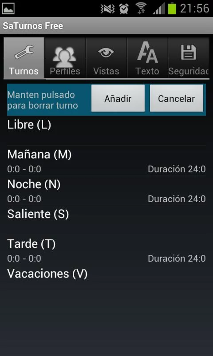 SaTurnos Free Calendario SaTurnos Free Calendario