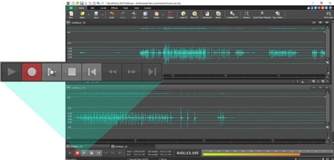 audio recorder wavepad audio editor windows 10