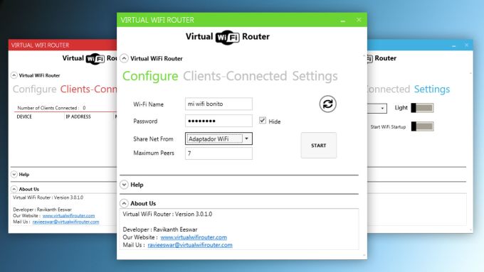 regisseur tofu Facet Virtual WiFi Router - Download