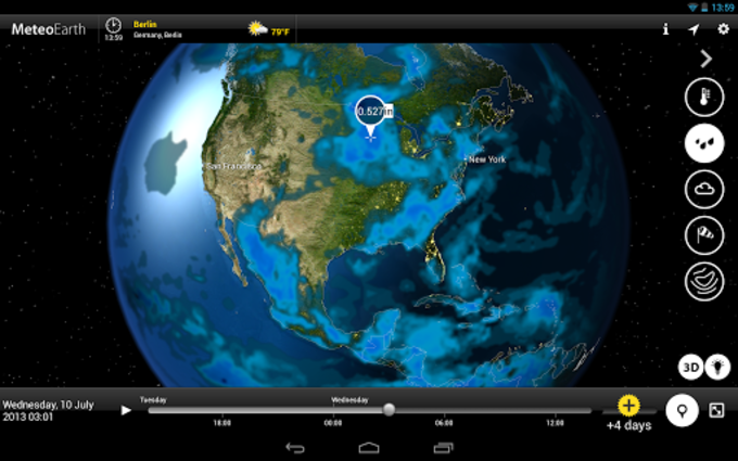 meteoearth for android