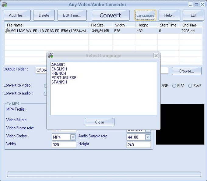 Any Audio/Video Converter Any Audio/Video Converter