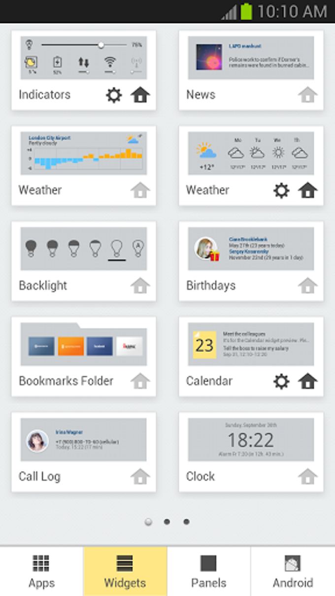 Yandex.Shell (Launcher+Dialer) Yandex.Shell (Launcher+Dialer)