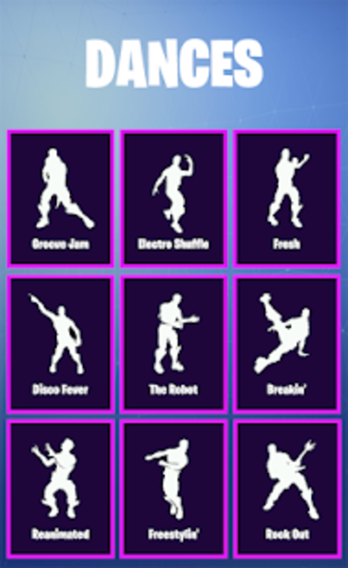 Dances from Fortnite Emotes and Skins for Android - Download - 680 x 1109 png 321kB