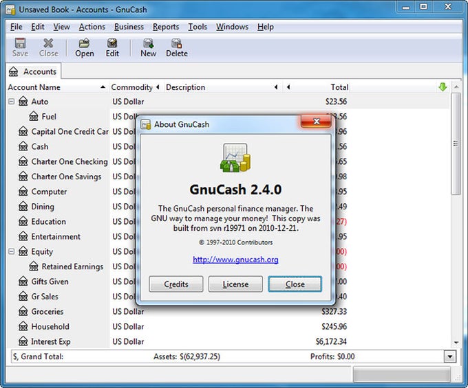 GnuCash Portable GnuCash Portable